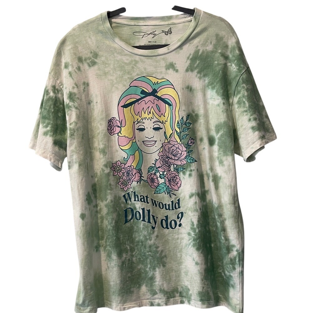 Dolly Parton “What Would Dolly Do” T Shirt‎ Tee Medium/Large
